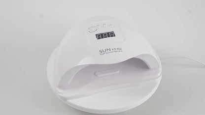 Pack Lampara Secadora de Uñas 36 LED UV Secado Rápido con Sensor Inteligente 48W & Cortauñas Con Luz LED