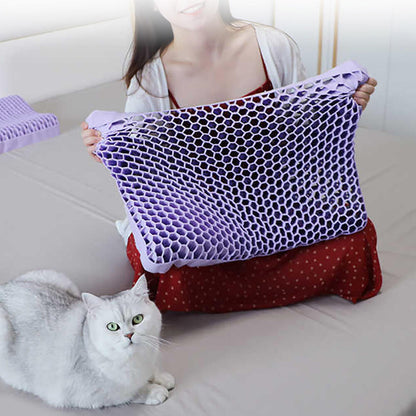 Almohada Cervical de Panal 3D Confort Anti-Dolores de Cuello