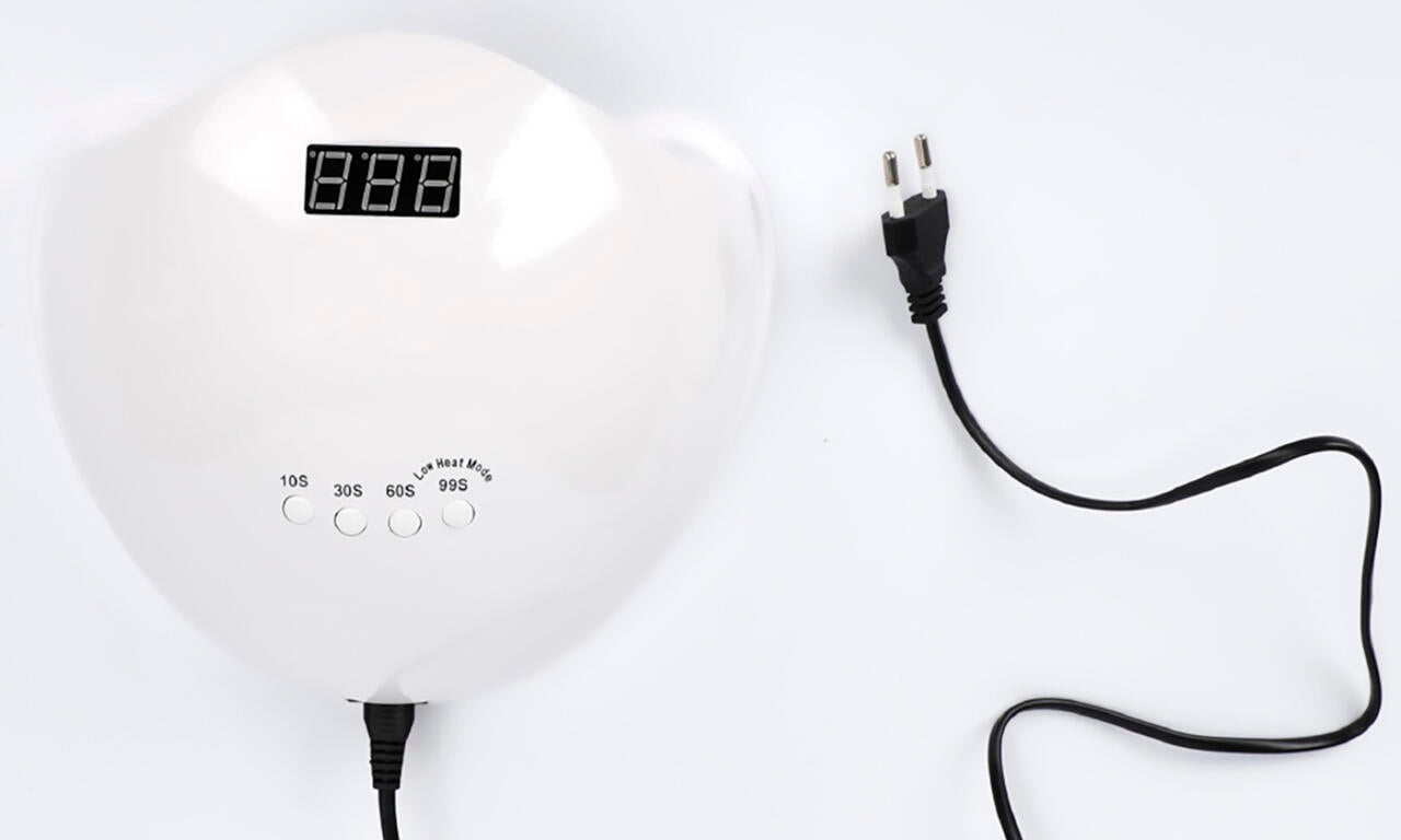 Pack Lampara Secadora de Uñas 36 LED UV Secado Rápido con Sensor Inteligente 48W & Cortauñas Con Luz LED