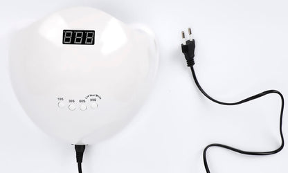 Pack Lampara Secadora de Uñas 36 LED UV Secado Rápido con Sensor Inteligente 48W & Cortauñas Con Luz LED