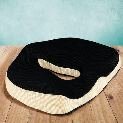 Cojín Anatómico Antideslizante Gel-Viscoelástico Orificio Liberación Coxis & Hemorroides