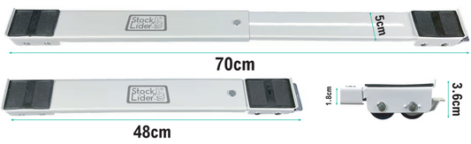 Base para mover electrodomésticos extensible