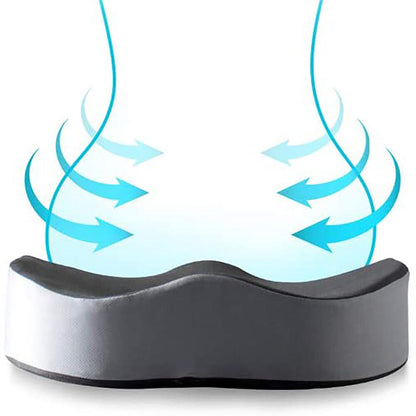 Cojín Anatómico Antideslizante Gel-Viscoelástico Orificio Liberación Coxis & Hemorroides