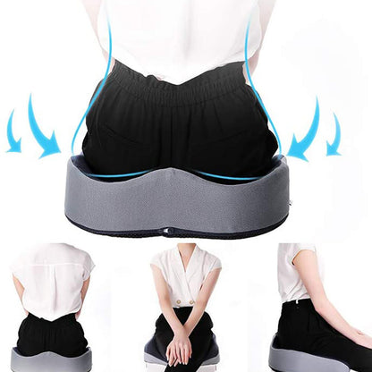 Cojín Anatómico Antideslizante Gel-Viscoelástico Orificio Liberación Coxis & Hemorroides