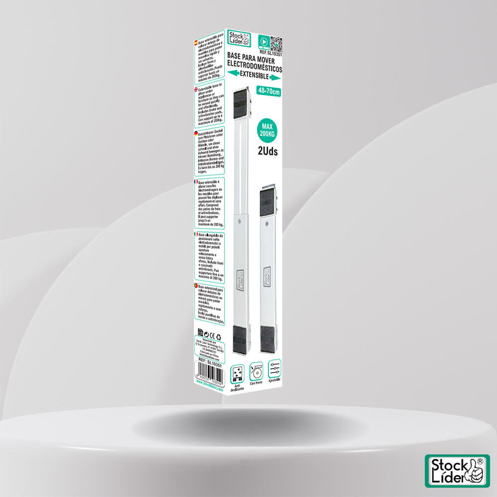 Base para mover electrodomésticos extensible
